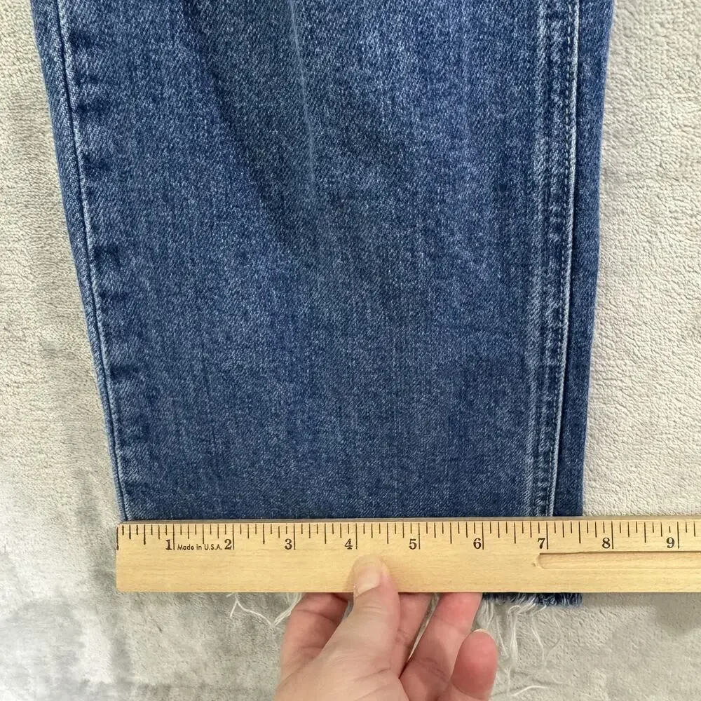 Paige Jeans Womens 27 Colette Crop Flare Blaine Destructed Distressed Raw Hem